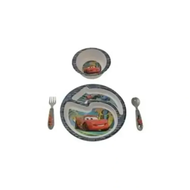 Tommy 4pc The First Years Cars Divided Plates For Kids - cutbabycare.com | baby boutique & care hub* Sale