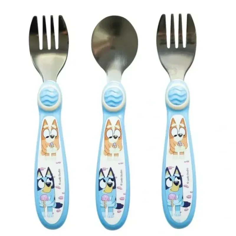 Tomy - Bluey Toddler Forks and Spoon Set - cutbabycare.com | baby boutique & care hub* Best Sale