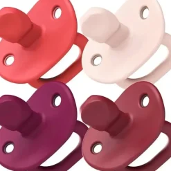 Tomy - Boon Jewl 4 Pk Stage 2 Pacifier Pink, 3M - cutbabycare.com | baby boutique & care hub* Hot