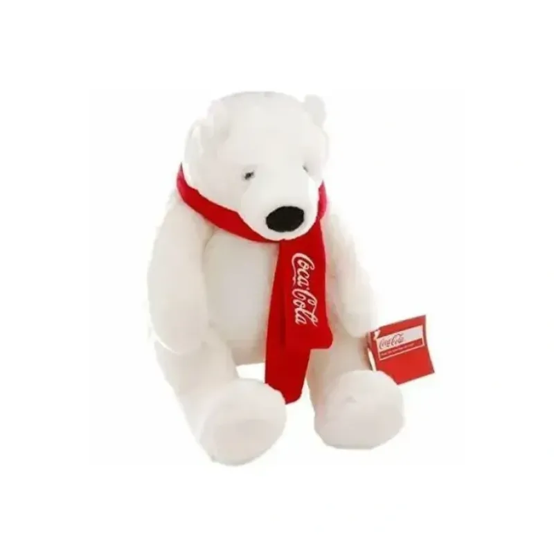 Tomy - Coke 8 Plush Polar Bear, White - cutbabycare.com | baby boutique & care hub* Shop