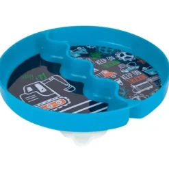 Tomy - Groovy Suction Plate Keep On Trucking Blue - cutbabycare.com | baby boutique & care hub* Fashion