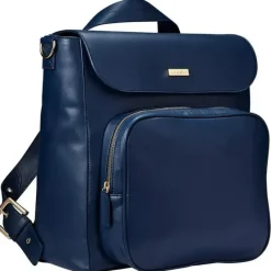 Tomy - Jj Cole Navy Pu Brookmont Backpack Diaper Bag - cutbabycare.com | baby boutique & care hub* Hot