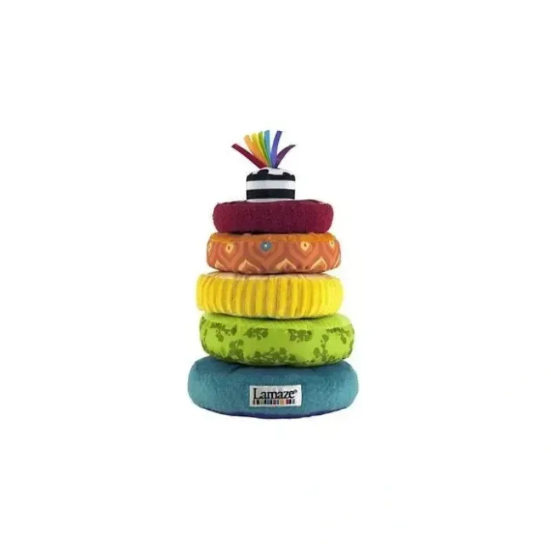 Tomy - Lamaze Rainbow Stacking Rings - cutbabycare.com | baby boutique & care hub* Flash Sale
