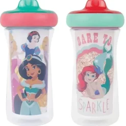 Tomy - Princess Drop Guard Insulated Sippy Cup 2Pk - cutbabycare.com | baby boutique & care hub* Flash Sale