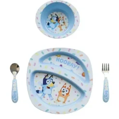 Tomy - The First Years Bluey Sip & See Toddler Water Bottle, Dinnerware Set - cutbabycare.com | baby boutique & care hub* Flash Sale