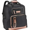 Tomy Jj Cole Black & Rose Gold Papago Pack - cutbabycare.com | baby boutique & care hub* Hot