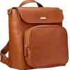Tomy Jj Cole Cognac Brown Pu Brookmont Backpack - cutbabycare.com | baby boutique & care hub* Hot