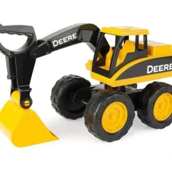 Tomy John Deere Big Scoop 15'' Excavator Toy With Tilting Dump Bed & Rolling Wheels, Yellow - cutbabycare.com | baby boutique & care hub* Discount
