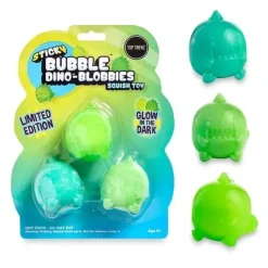 Top Trenz - Dino Sticky Bubble Blobbies Glow In The Dark - cutbabycare.com | baby boutique & care hub* Cheap