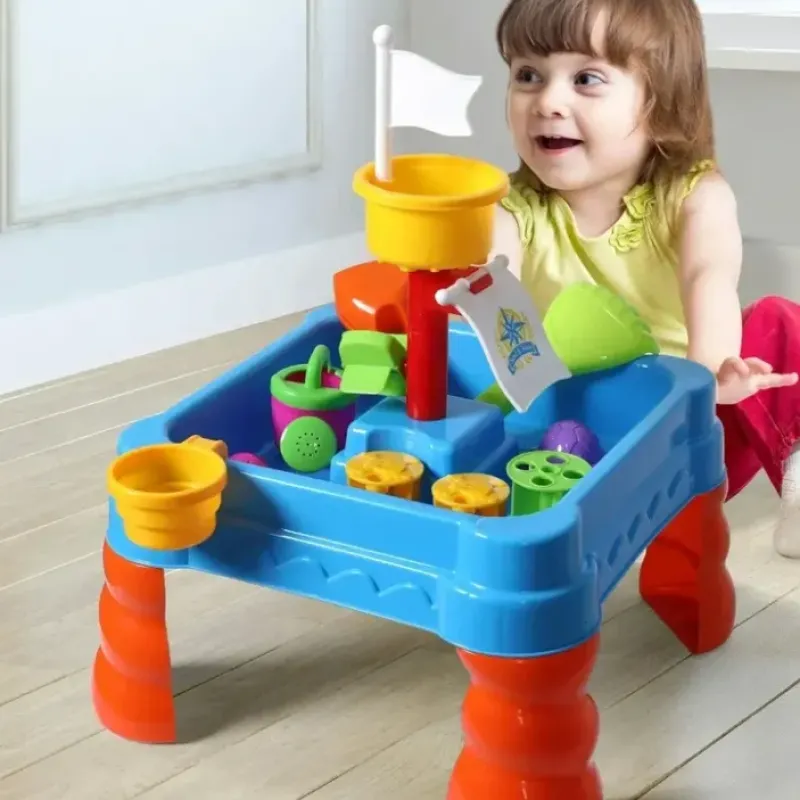 Traderight Group 21pc Kids Sand Water Activity Play Table Child Fun Outdoor Sandpit Toys Set - cutbabycare.com | baby boutique & care hub* Best