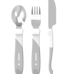 Twistshake - Learn Cutlery Stainless Steel 12+ M, White - cutbabycare.com | baby boutique & care hub* Store