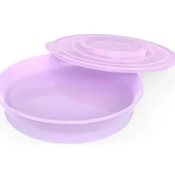Twistshake - Plate 6+ M, Pastel Purple - cutbabycare.com | baby boutique & care hub* Hot