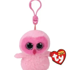 Ty Keychain Clip - Twiggy Pink Owl - cutbabycare.com | baby boutique & care hub* New
