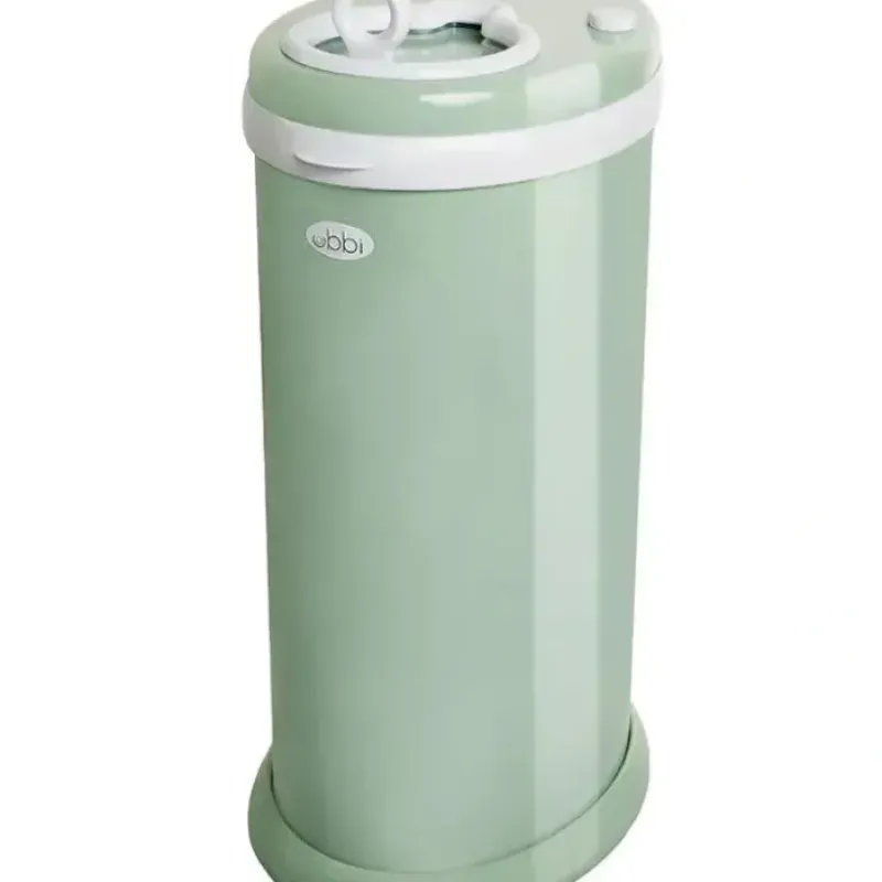 Ubbi - Steel Odor Locking Diaper Pail, Sage Green - cutbabycare.com | baby boutique & care hub* Best Sale