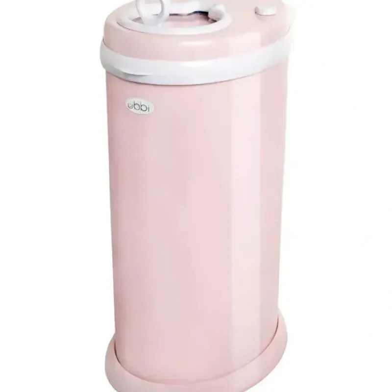 Ubbi - Steel Odor Locking Diaper Pail, Blush Pink - cutbabycare.com | baby boutique & care hub* Shop