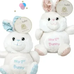 United Pacific Designs - My First Bunny With Rattle 9.5 (Assortment) - cutbabycare.com | baby boutique & care hub* Store