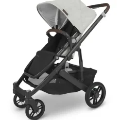 Uppababy - Cruz V2 Stroller, Anthony (Carbon/Chestnut Leather/White & Grey Chenille) - cutbabycare.com | baby boutique & care hub* Discount