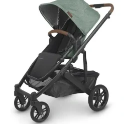 Uppababy - Cruz V2 Stroller, Gwen (Green Mélange/Carbon/Saddle Leather) - cutbabycare.com | baby boutique & care hub* Clearance