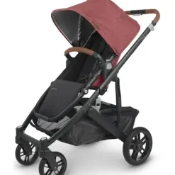 Uppababy - Cruz V2 Stroller, Lucy (Rosewood Mélange/Carbon Frame/Saddle Leather) - cutbabycare.com | baby boutique & care hub* Cheap