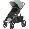 Uppababy - Vista V3 Stroller, Kenzi (Mystic Aqua/Carbon Frame/Saddle Leather) - cutbabycare.com | baby boutique & care hub* Discount