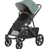 Uppababy - Vista V3 Stroller, Gwen (Green Mélange/Carbon Frame/Saddle Leather) - cutbabycare.com | baby boutique & care hub* Online