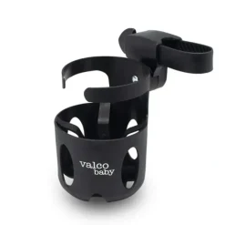Valco Baby Universal Cup Drink Holder/Storage for Prams/Stroller Pushchair Black - cutbabycare.com | baby boutique & care hub* Store