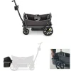 Veer Comfortable Cruiser Stroller Wagon With Veer Foldable Rear Storage Basket Black - cutbabycare.com | baby boutique & care hub* Flash Sale