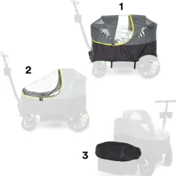 Veer Cruiser Weather Cover For Foldable Storage Basket And Lightweight Storage Pouch - cutbabycare.com | baby boutique & care hub* Flash Sale