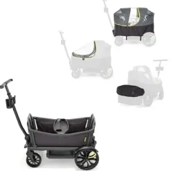 Veer Lightweight Cruiser Stroller Wagon With All Weather Cover Newborn To Toddler - cutbabycare.com | baby boutique & care hub* Best Sale