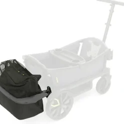 Veer Removable And Washable Fabric Foldable Rear Storage Basket With Zipper Mesh Top - cutbabycare.com | baby boutique & care hub* Clearance