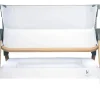 Venice Child - California Dreaming Bedside Crib Bassinet w/Travel Bag, White Wood - cutbabycare.com | baby boutique & care hub* Outlet