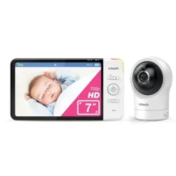 VTech 7 Inch Smart HD Pan & Tilt Video Baby Monitor With Remote Access 720p - cutbabycare.com | baby boutique & care hub* Cheap