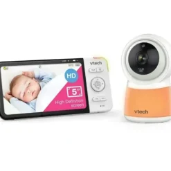 VTech 5 Inch Smart HD Video Baby Camera Monitor With Remote Access 1080p - cutbabycare.com | baby boutique & care hub* Clearance