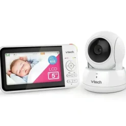 VTech BM5550AU 13cm Pan/Tilt Full Colour Camera Baby Monitor Video/Audio Sound - cutbabycare.com | baby boutique & care hub* Clearance
