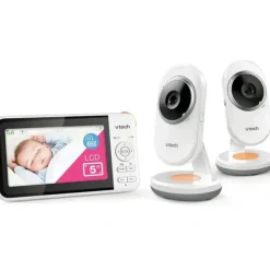VTech BM5250N 13cm Full Colour 2-Camera Sound Digital Baby Monitor Video & Audio - cutbabycare.com | baby boutique & care hub* Hot