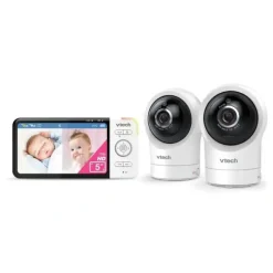 VTech 2-Camera 5 Inch HD Pan & Tilt Video Baby Monitor w/ Remote Access 720p - cutbabycare.com | baby boutique & care hub* New