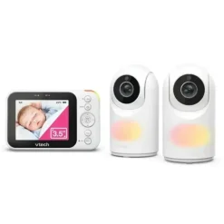 VTech 2-Camera Pan & Tilt Video and Audio Baby Moveable Bedroom Monitor - cutbabycare.com | baby boutique & care hub* Online