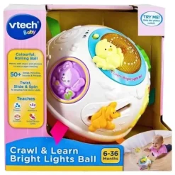 VTech Crawl & Learn Bright Lights Ball Pink - cutbabycare.com | baby boutique & care hub* Sale