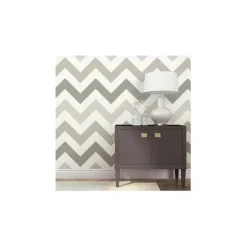WallPops! NuWallpaper ZigZag Peel & Stick Wallpaper, Taupe - cutbabycare.com | baby boutique & care hub* Outlet