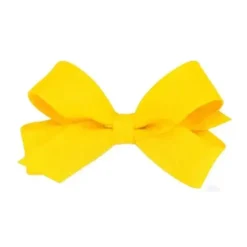 Wee Ones - Basic Tiny Grosgrain Bow, Yellow - cutbabycare.com | baby boutique & care hub* Best Sale