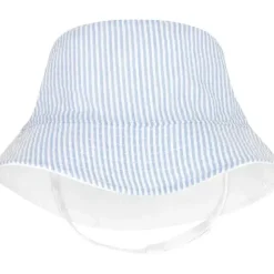Wee Ones - Boys' Reversible Seersucker Sun Hat, 12-24M - cutbabycare.com | baby boutique & care hub* Online