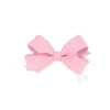 Wee Ones - Tiny Classic Grosgrain Girls Hair Bow (Plain Wrap), Pearl - cutbabycare.com | baby boutique & care hub* Fashion