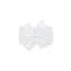 Wee Ones Medium Satin Edge Double Organza Bow On Baby Band, White - cutbabycare.com | baby boutique & care hub* Online