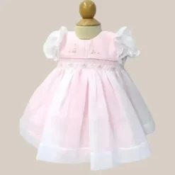 Will' Beth - Baby Flower Smocked Dress, Pink - cutbabycare.com | baby boutique & care hub* Clearance