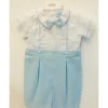 Will' Beth - Blue White Boy Romper - cutbabycare.com | baby boutique & care hub* Best