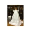 Will' Beth - Embroidered Cross Gown With Bonnet, White - cutbabycare.com | baby boutique & care hub* Clearance