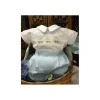 Will' Beth Boy Set Train Romper, White/Blue - cutbabycare.com | baby boutique & care hub* New