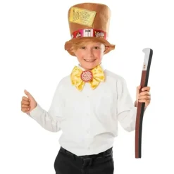 Willy Wonka Bow Tie/Walking Cane Hat Costume Dress-up Cosplay Accessory Set - cutbabycare.com | baby boutique & care hub* Shop