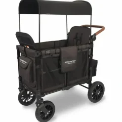 WonderFold - W2 Luxe Double Stroller Wagon, Black - cutbabycare.com | baby boutique & care hub* New