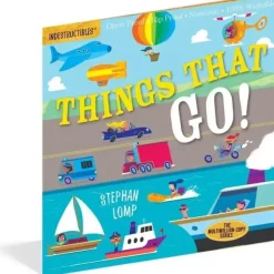 Workman Publishing Indestructibles Things That Go Book - cutbabycare.com | baby boutique & care hub* Online